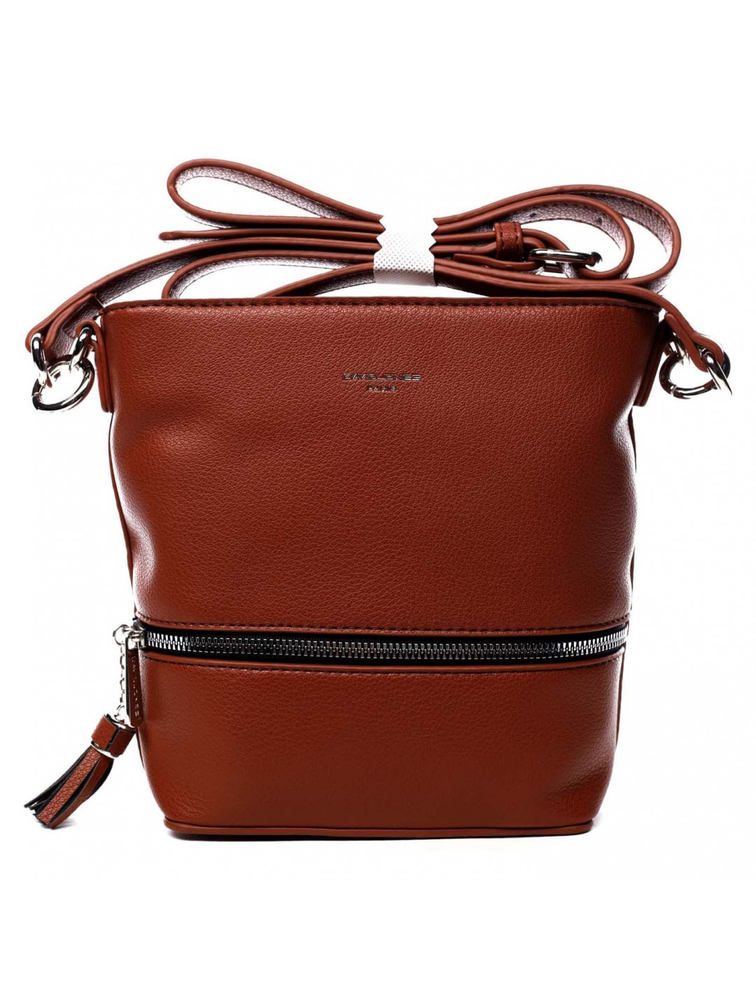 Dámská crossbody kabelka David Jones Belinda – oranžovo-hnědá